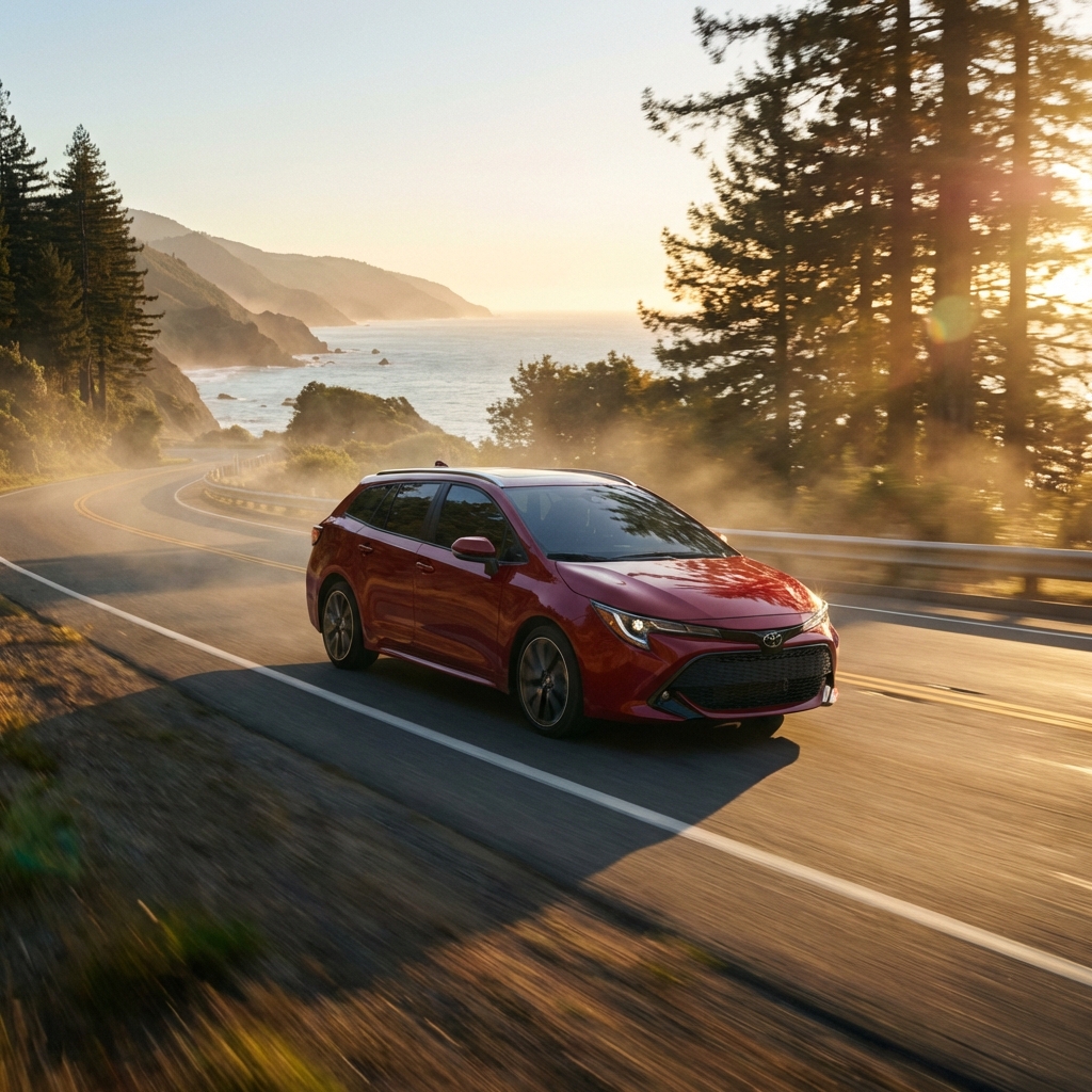 Viaje de larga distancia en taxi Toyota Corolla